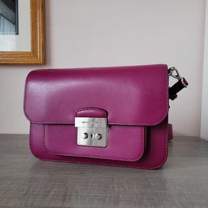 Michael Kors Sloan Editor Leather Crossbody Shoulder Handbag